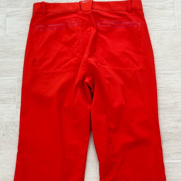 Nike Red Orange Golf Modern Tech Tour Performance Stretch Chino Pants - Picture 6 of 7
